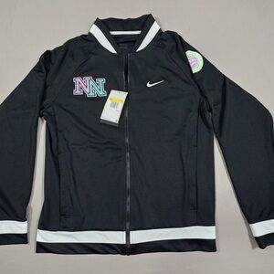 Nike Nationals Black Jacket with White and Purple Details
